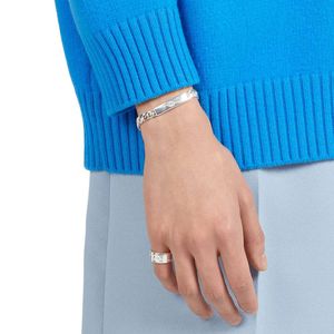 Preview image of Gucci Tag Diagonal Silver Bracelet