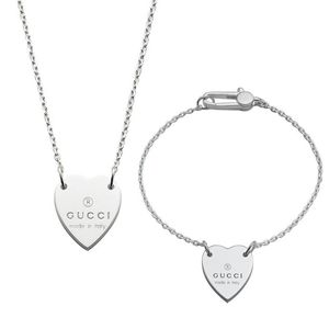 Preview image of Gucci Trademark Necklace 45cm-48cm & Bracelet 18cm Gift Set