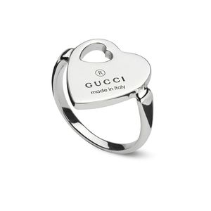 Preview image of Gucci Trademark Heart Sterling Silver Ring