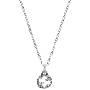 Preview image of Gucci Interlocking Silver Pendant 45cm