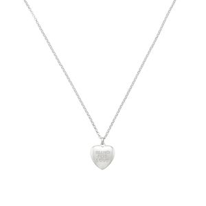 Preview image of Gucci Blind For Love Heart Silver Necklace 