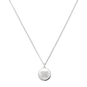 Preview image of Gucci Blind For Love Round Silver Necklace 