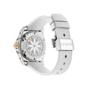 Preview image of Gucci Dive 36mm White Steel Automatic Rubber Strap Watch