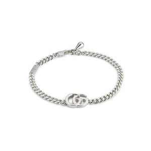 Preview image of GUCCI GG Marmont Silver Chain Bracelet 