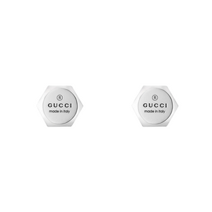 Preview image of Gucci Trademark Hexagon Silver Earrings