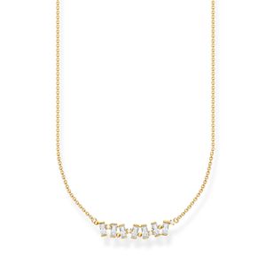 Preview image of Thomas Sabo Gold Plated Baguette Cut Necklace