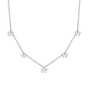 Preview image of Hot Diamonds Multi Butterfly Necklace