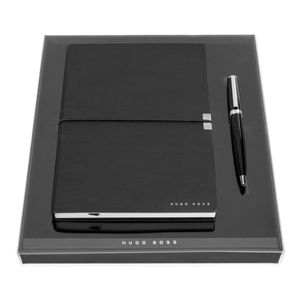 Preview image of HUGO BOSS Elegance A5 Notebook & Gear Ballpoint Set