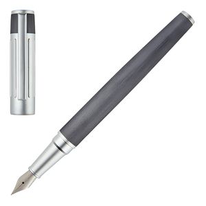 Preview image of Hugo Boss Gear Ribs Gunmetal Fountain Pen