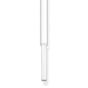 Preview image of Thomas Sabo Sterling Silver Cuboid and Chain Necklace