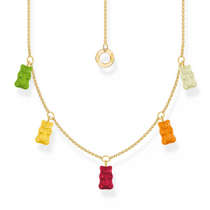 Preview image of Thomas Sabo x Haribo My GoldBear Multi Bear Gold Necklace 