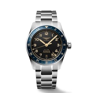 Preview image of Longines Spirit Zulu Time 39mm Steel Blue & Anthracite Automatic Bracelet Watch