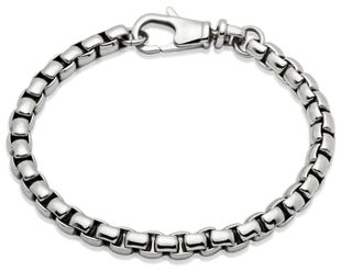Preview image of Unique Steel Heavy Square Link Bracelet
