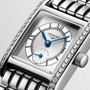Preview image of Longines Mini DolceVita 29mm Steel Quartz Diamond Bracelet Watch