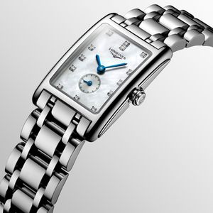 Longines DolceVita 32mm Mother of Pearl & Diamond Quartz Bracelet Watch
