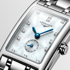 Longines DolceVita 32mm Mother of Pearl & Diamond Quartz Bracelet Watch