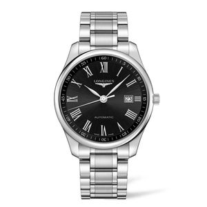 Preview image of Longines Master Collection 42mm Steel Black Automatic Bracelet Watch