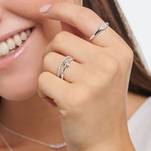 Thomas Sabo Silver Zirconia Pave Star Ring