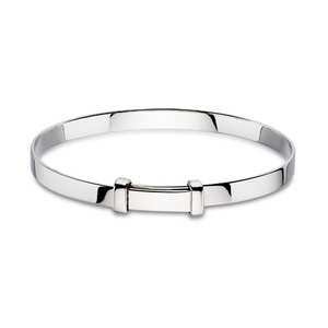 Preview image of Little Star Cote Silver Baby Bangle