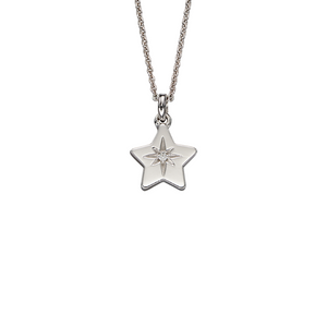 Preview image of Little Star Lyra Diamond Star Necklace 