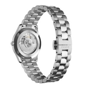 Gucci G-Timeless 40mm Blue Stainless Steel Automatic Bracelet Watch