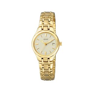 Preview image of Citizen Ladies' 25mm Gold Plated Bracelet Eco Drive Watch