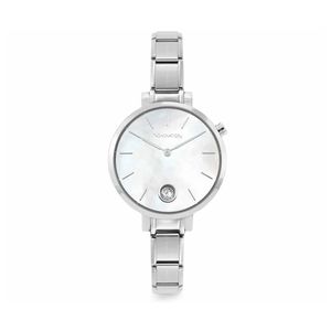 Preview image of Nominations Composable Paris 31mm Mother Of Pearl Zirconia Steel Watch 