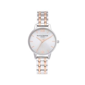 Preview image of Olivia Burton Midi 30mm Dial Silver & Pale Rose Gold Watch