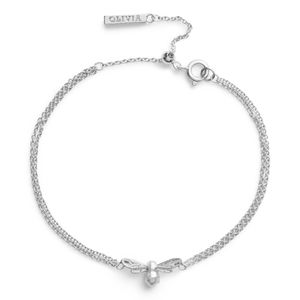 Preview image of Olivia Burton Lucky Bee Silver Chain Bracelet