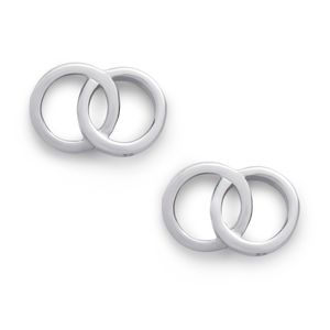 Preview image of Olivia Burton Classics Interlink Silver Earrings