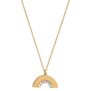 Preview image of Olivia Burton Gold Plated Rainbow Necklace