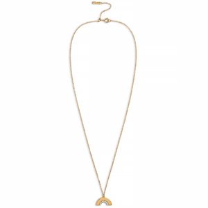 Olivia Burton Gold Plated Rainbow Necklace|OBJRBN02|Peter