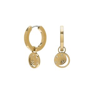 Preview image of Olivia Burton Celestial Sun Gold Plated Hoop Earrings