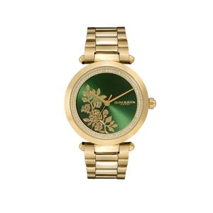 Preview image of Olivia Burton Signature Floral 34mm Green Bracelet Watch