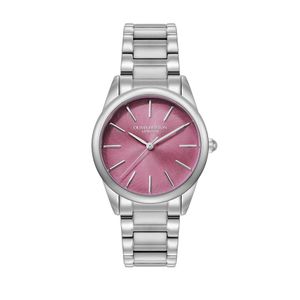 Preview image of Olivia Burton Glowful 34mm Pink Crush & Silver Bracelet Watch