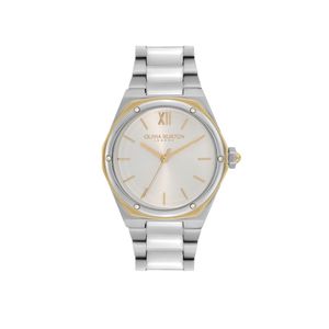 Preview image of Olivia Burton Sports Luxe Hexa 33mm Stone Set Bracelet Watch 
