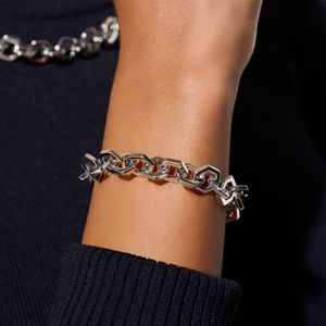 Preview image of Olivia Burton Honeycomb Link Silver Bracelet