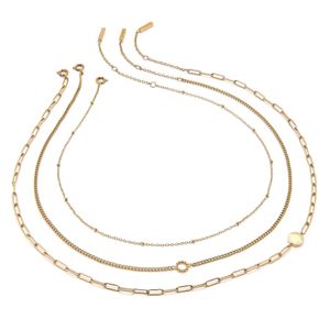 Preview image of Olivia Burton Classic Illusion Gold Tone Stacking Necklace 