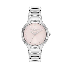 Preview image of Olivia Burton Classic Lea 34mm Light Blush & Silver Bracelet Watch