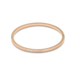 Preview image of Olivia Burton Linear Rose Gold Bangle