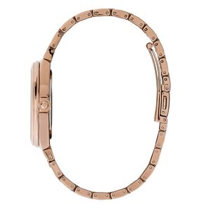 Olivia Burton Lustre 36mm Multi-Function White & Rose Gold Bracelet Watch