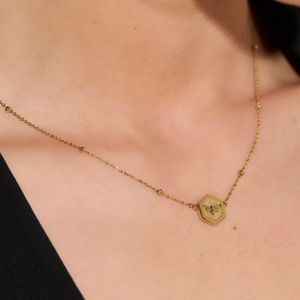 Preview image of Olivia Burton Minima Bee Gold Pendant Necklace