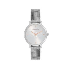 Olivia Burton Signature Bee 28mm Mesh Bracelet Watch