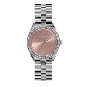 Preview image of Olivia Burton Sports Luxe 34mm Mellow Rose & Silver Bracelet Watch