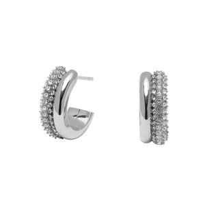 Preview image of Olivia Burton Classic Entwine Crystal Hoop Earrings