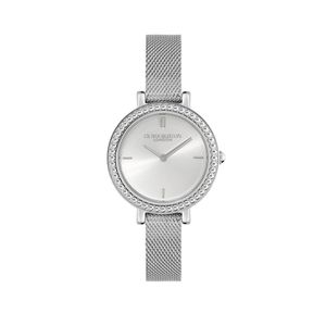 Preview image of Olivia Burton Classic Vintage Bead 30mm Silver Mesh Watch