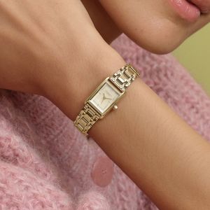 Preview image of Olivia Burton Mini Grove 16mm Gold Plated Quartz Bracelet Watch