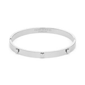 Preview image of Olivia Burton Mini Heart Silver Tone Bangle