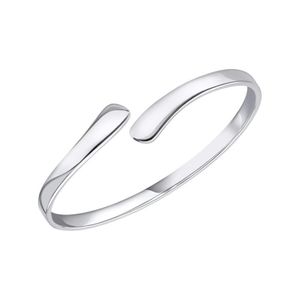 Preview image of Sterling Silver Open Wrap Bangle 