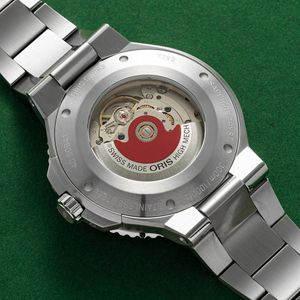 Oris Aquis Date Green 43.5mm Steel Bracelet Watch